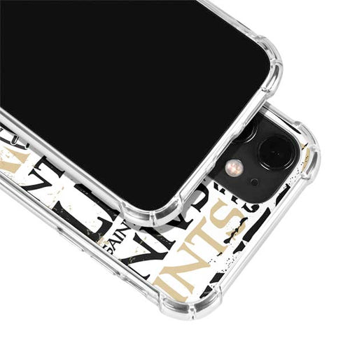 NFL New Orleans Saints - Blast iPhone 12 Clear Case