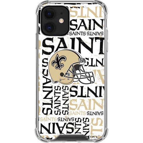 NFL New Orleans Saints - Blast iPhone 12 Mini Clear Case