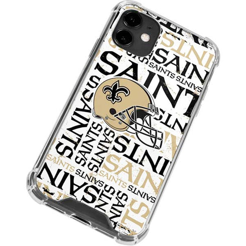 NFL New Orleans Saints - Blast iPhone 12 Mini Clear Case