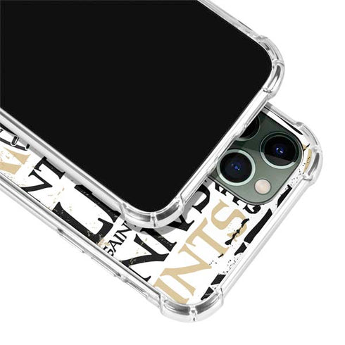 NFL New Orleans Saints - Blast iPhone 12 Pro Clear Case