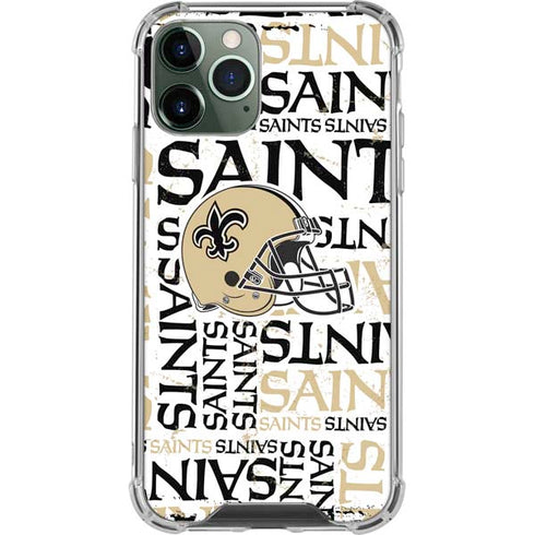 NFL New Orleans Saints - Blast iPhone 12 Pro Max Clear Case