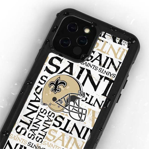 NFL New Orleans Saints - Blast iPhone 12 Pro Waterproof Case