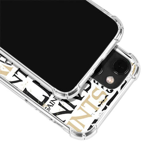 NFL New Orleans Saints - Blast iPhone 13 Mini Clear Case