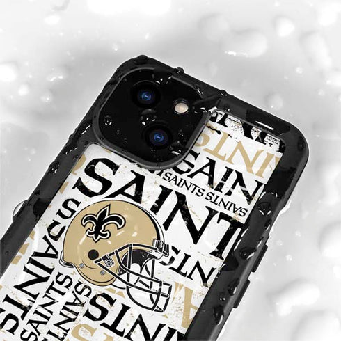 NFL New Orleans Saints - Blast iPhone 13 Mini Waterproof Case