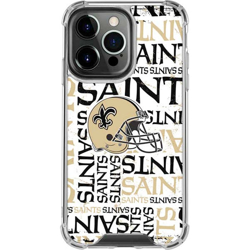 NFL New Orleans Saints - Blast iPhone 13 Pro Clear Case