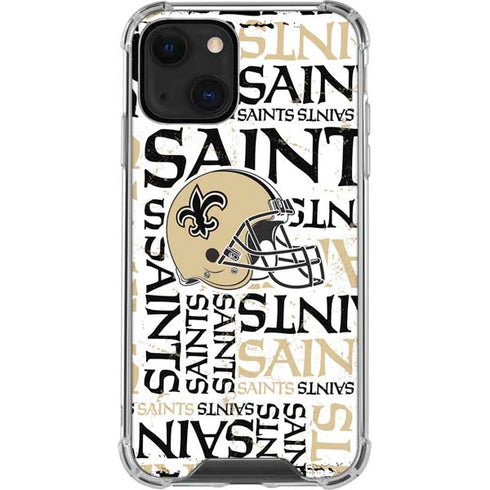 NFL New Orleans Saints - Blast iPhone 14 Clear Case