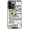 NFL New Orleans Saints - Blast iPhone 14 Pro Clear Case