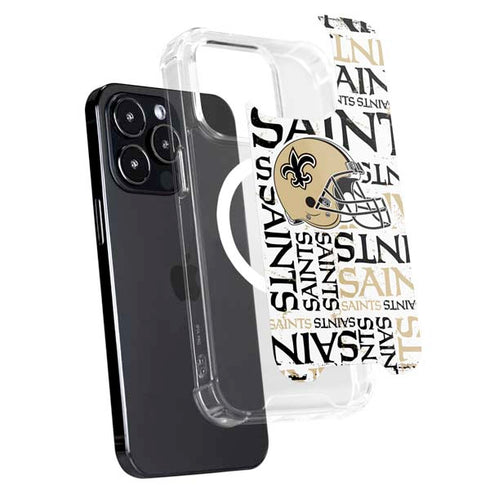 NFL New Orleans Saints - Blast iPhone 15 Pro MagSafe Case