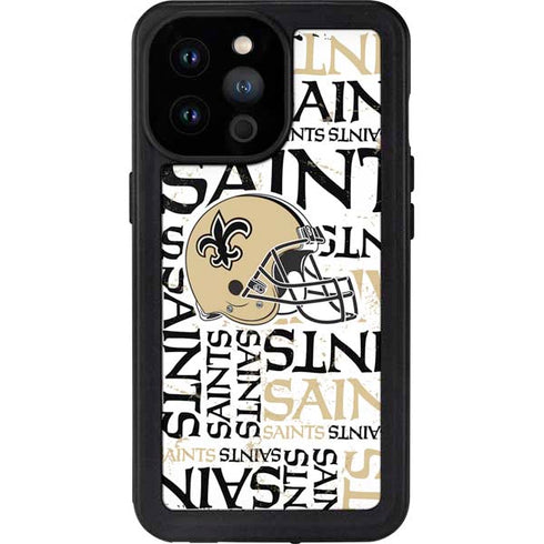 NFL New Orleans Saints - Blast iPhone 14 Pro Max Waterproof Case