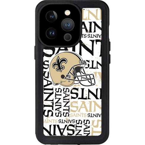 NFL New Orleans Saints - Blast iPhone 14 Pro Waterproof Case