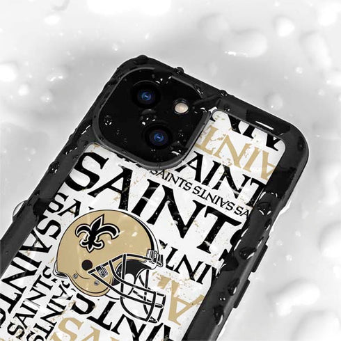 NFL New Orleans Saints - Blast iPhone 15 Plus Waterproof Case