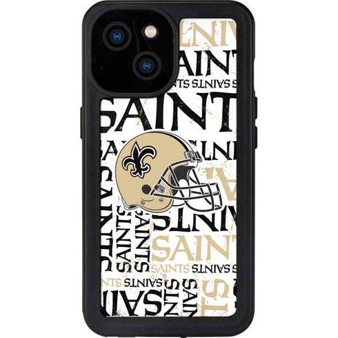 NFL New Orleans Saints - Blast iPhone 15 Waterproof Case