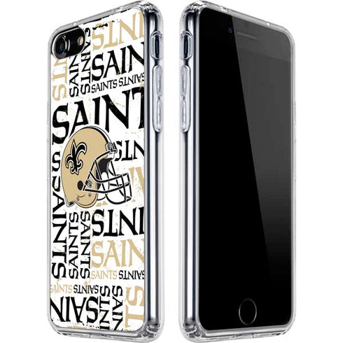 NFL New Orleans Saints - Blast iPhone SE (2nd & 3rd Gen) Clear Case
