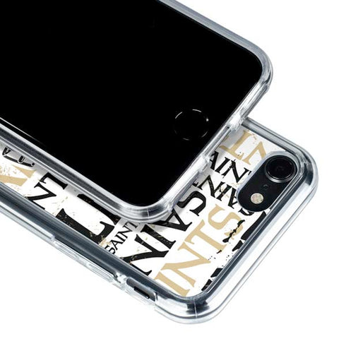 NFL New Orleans Saints - Blast iPhone SE (2nd & 3rd Gen) Clear Case