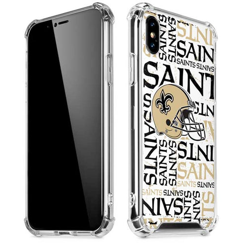 NFL New Orleans Saints - Blast iPhone X/XS Clear Case