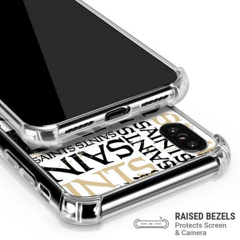 NFL New Orleans Saints - Blast iPhone X/XS Clear Case