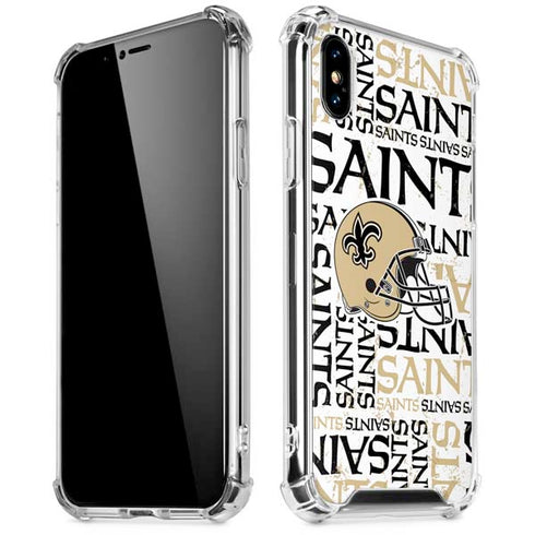 NFL New Orleans Saints - Blast iPhone XS Max Clear Case