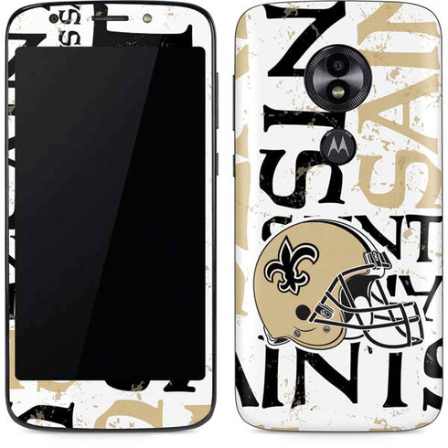 NFL New Orleans Saints - Blast Moto E5 Play Skin