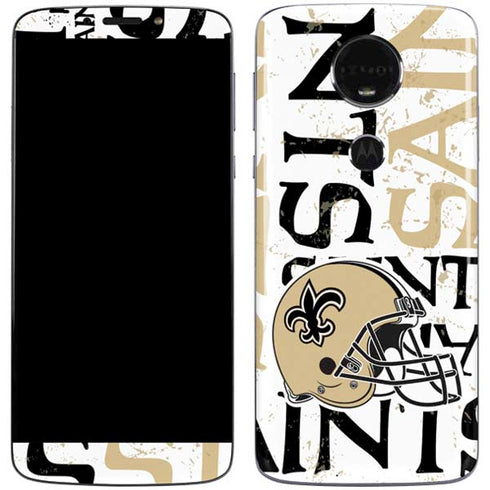 NFL New Orleans Saints - Blast Moto E5 Plus Skin