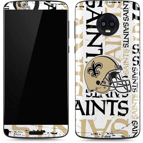 NFL New Orleans Saints - Blast Moto G6 Skin