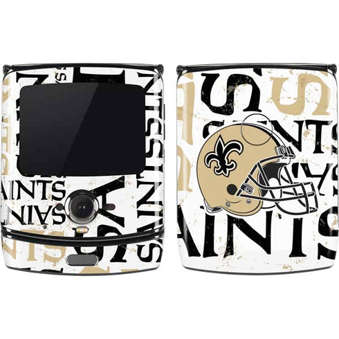 NFL New Orleans Saints - Blast Motorola RAZR Skin