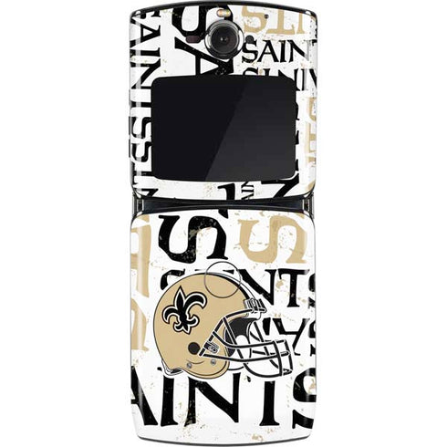 NFL New Orleans Saints - Blast Motorola RAZR Skin