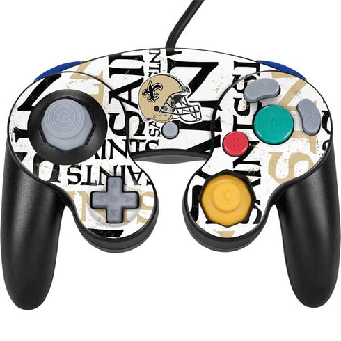NFL New Orleans Saints - Blast Nintendo GameCube Controller Skin