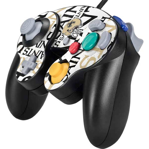 NFL New Orleans Saints - Blast Nintendo GameCube Controller Skin