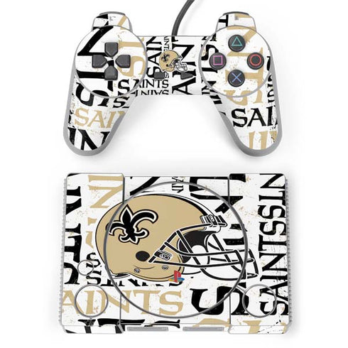 NFL New Orleans Saints - Blast PlayStation Classic Bundle Skin