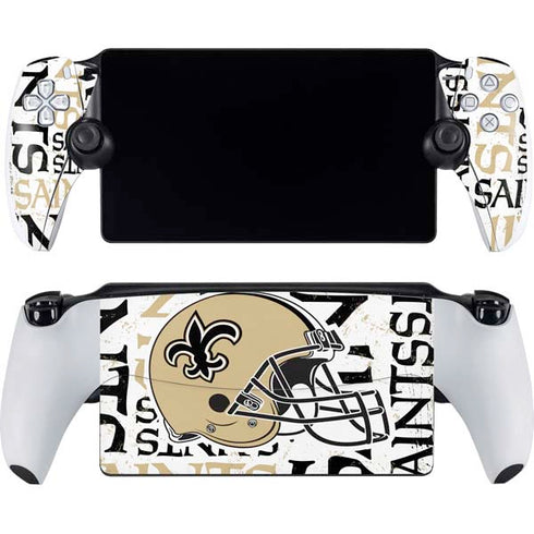 NFL New Orleans Saints - Blast PlayStation Portal Remote Player Skin
