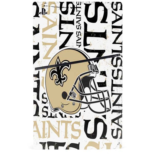 NFL New Orleans Saints - Blast PS5 Slim Disk Console Skin
