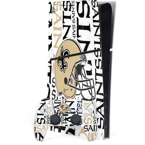 NFL New Orleans Saints - Blast PS5 Slim Digital Edition Console Skin