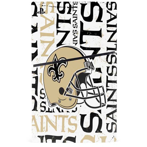 NFL New Orleans Saints - Blast PS5 Slim Digital Edition Console Skin