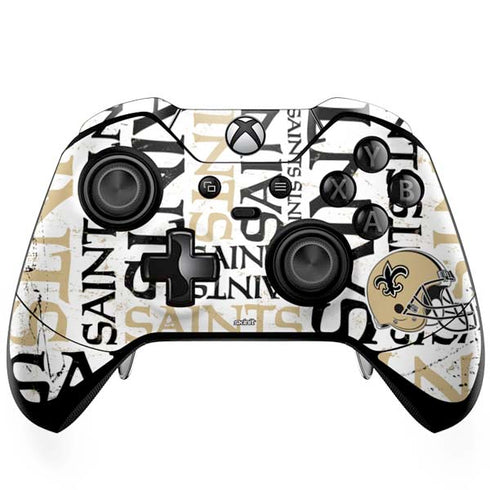 NFL New Orleans Saints - Blast Xbox One Elite Controller Skin