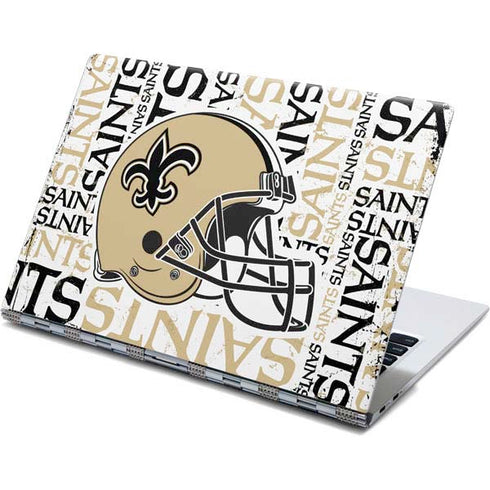 NFL New Orleans Saints - Blast Yoga 910 2-in-1 14in Touch-Screen Skin