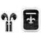 NFL New Orleans Saints Black & White Apple AirPods Skin