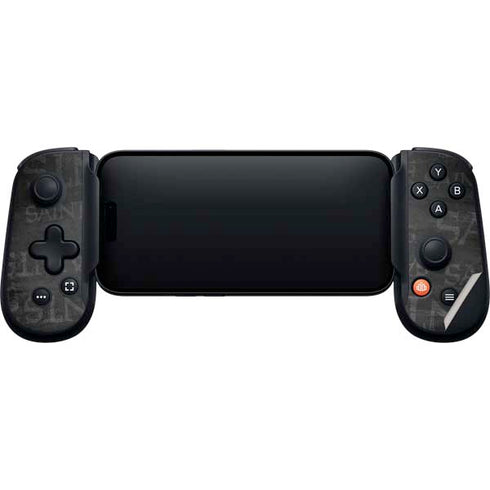 NFL New Orleans Saints Black & White Backbone One for iPhone Game Controller Skin