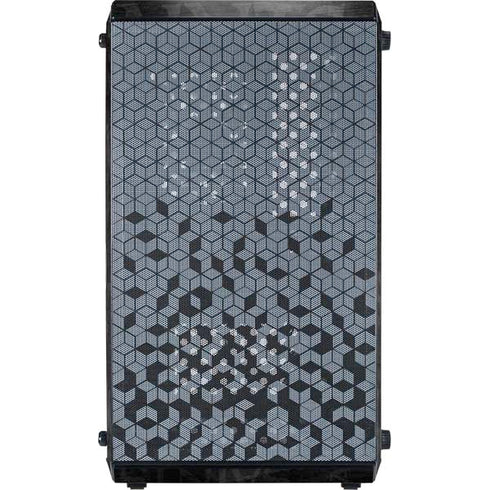 NFL New Orleans Saints Black & White Cooler Master MasterBox Q300L Mini Tower Skin