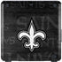 NFL New Orleans Saints Black & White Cooler Master MasterBox Q300L Mini Tower Skin