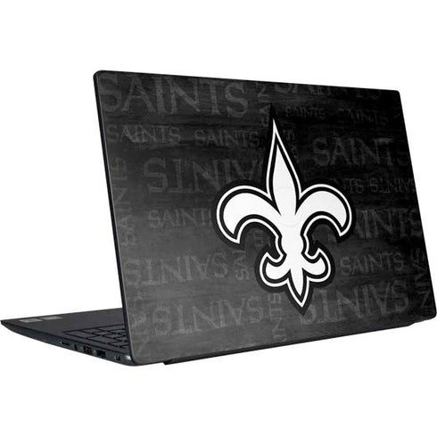 NFL New Orleans Saints Black & White Dell Vostro Skin