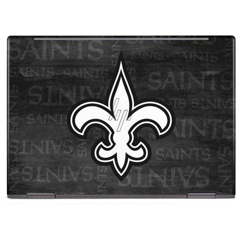 NFL New Orleans Saints Black & White HP Envy Skin