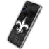 NFL New Orleans Saints Black & White Galaxy A10e Clear Case