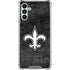 NFL New Orleans Saints Black & White Galaxy A13 5G Clear Case