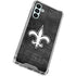 NFL New Orleans Saints Black & White Galaxy A13 5G Clear Case
