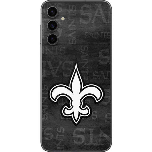 NFL New Orleans Saints Black & White Galaxy A14 5G Skin