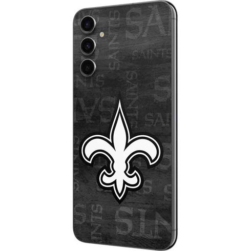 NFL New Orleans Saints Black & White Galaxy A14 5G Skin