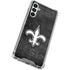 NFL New Orleans Saints Black & White Galaxy A15 5G Clear Case