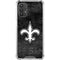 NFL New Orleans Saints Black & White Galaxy A32 5G Clear Case