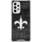 NFL New Orleans Saints Black & White Galaxy A33 5G Clear Case