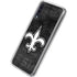 NFL New Orleans Saints Black & White Galaxy A50 Clear Case